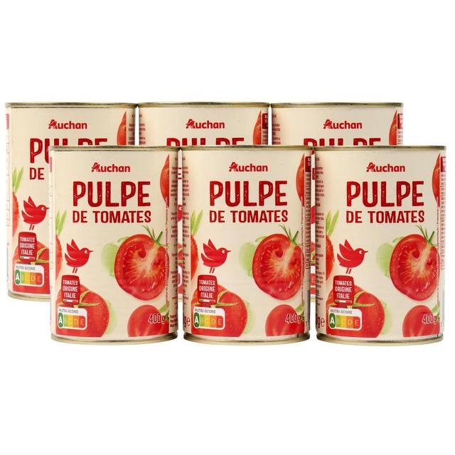 2050000408694 - Auchan - Pulpe de tomate en boîte