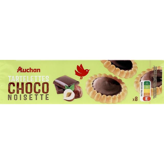 3596710428694 - Auchan - Tartelettes nappées de chocolat x8