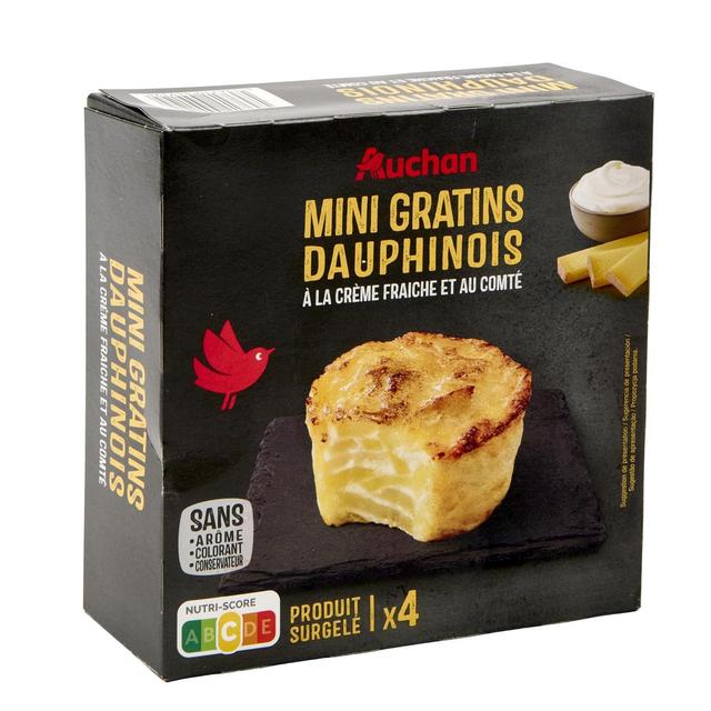 3596710449194 - Auchan - Mini gratin dauphinois crème fraîche et comté