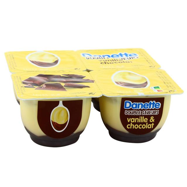 3033491279294 - Danette - Crème Dessert Vanille sur lit de Chocolat