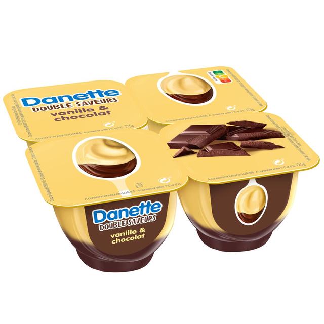 3033491279294 - Danette - Crème Dessert Vanille sur lit de Chocolat