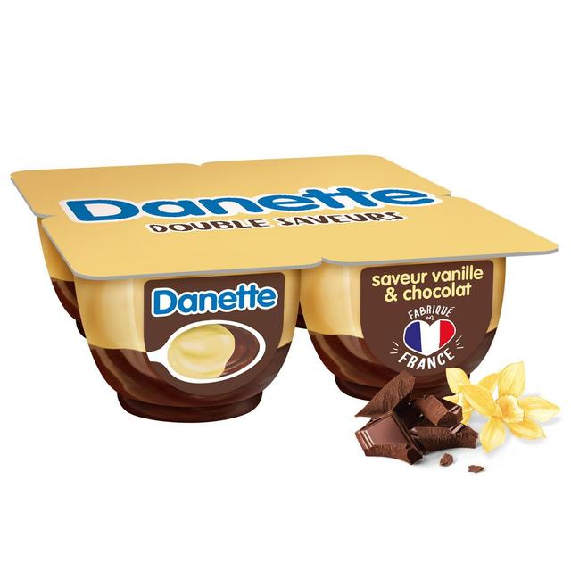 3033491279294 - Danette - Crème Dessert Vanille sur lit de Chocolat