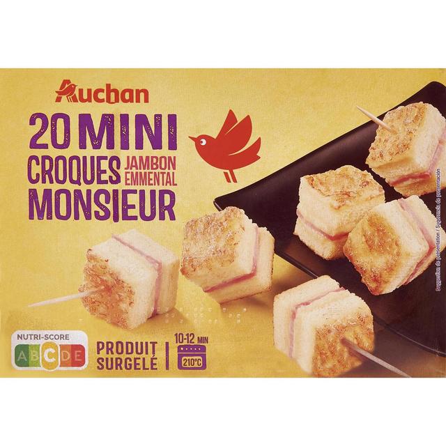3596710402595 - Auchan - Mini croque monsieur jambon emmental
