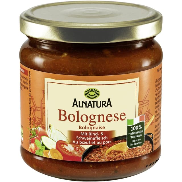 4104420213395 - Alnatura - Sauce Bolognaise Bio en bocal