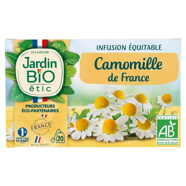 3478820006095 - Jardin Bio Etic - Infusion Camomille de France Bio - 20 sachets