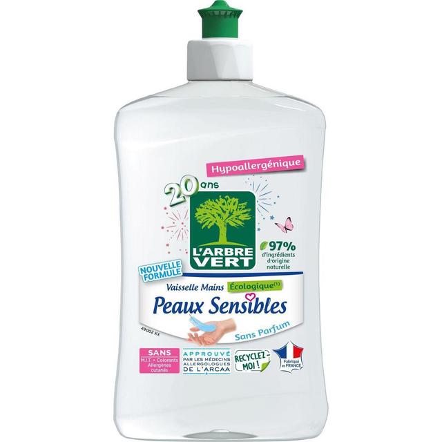 3450601046995 - L'arbre Vert - Liquide vaisselle main peaux sensibles