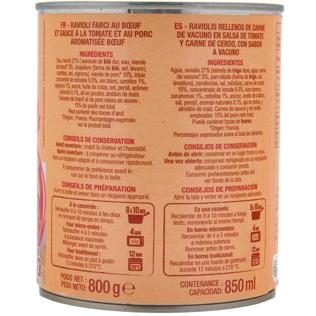 3596710517695 - Auchan - Ravioli à la bolognaise