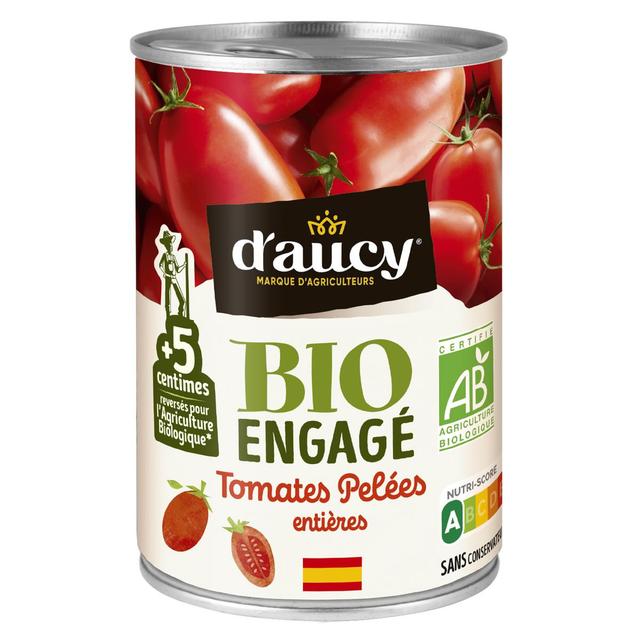 3017800509395 - D'aucy - Tomates Pelées Bio