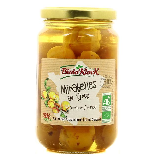 3560000720096 - Biolo'Klock - Mirabelles au sirop bio