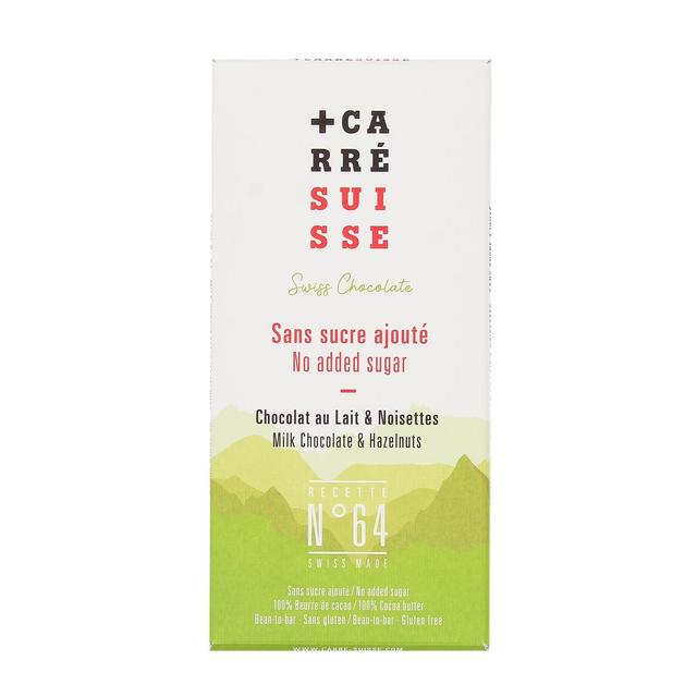 3760231780696 - Carré Suisse - Chocolat au lait et aux noisettes sans sucre ajouté N°64