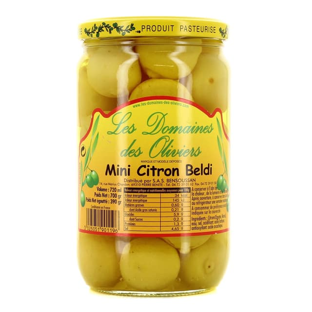 3025051901196 - Les Domaines des Oliviers - Mini citrons Beldi