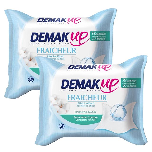 2050000341496 - Demak Up - Lingettes sensation à l'eau démaquillante