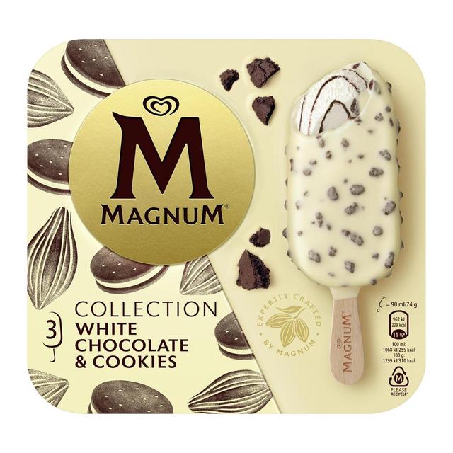 8717163691496 - Magnum - Bâtonnets chocolat blanc et cookies