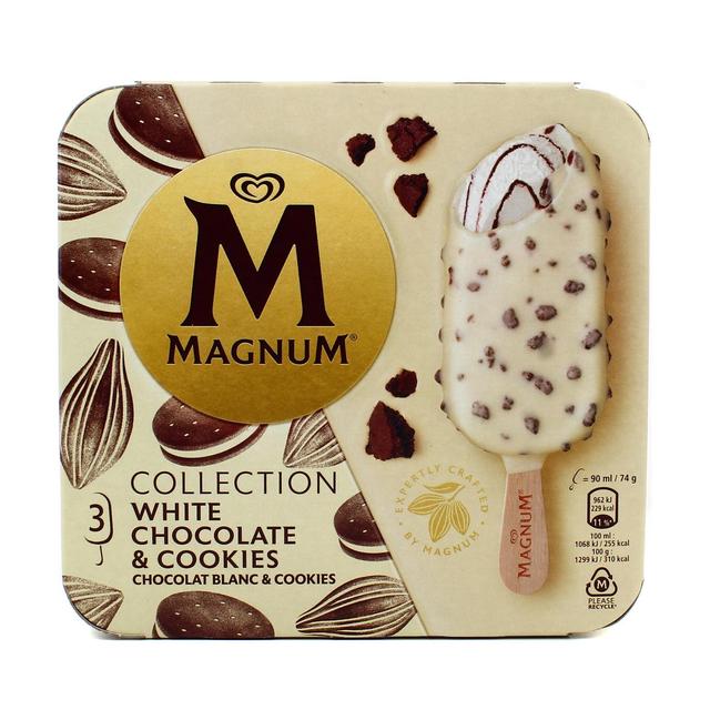 8717163691496 - Magnum - Bâtonnets chocolat blanc et cookies