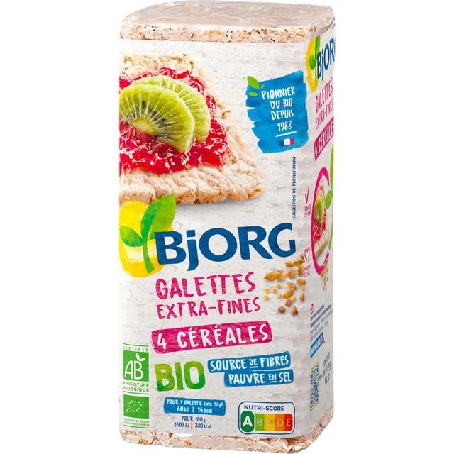 3229820121796 - Bjorg - Galettes aux 4 céréales bio extra fines