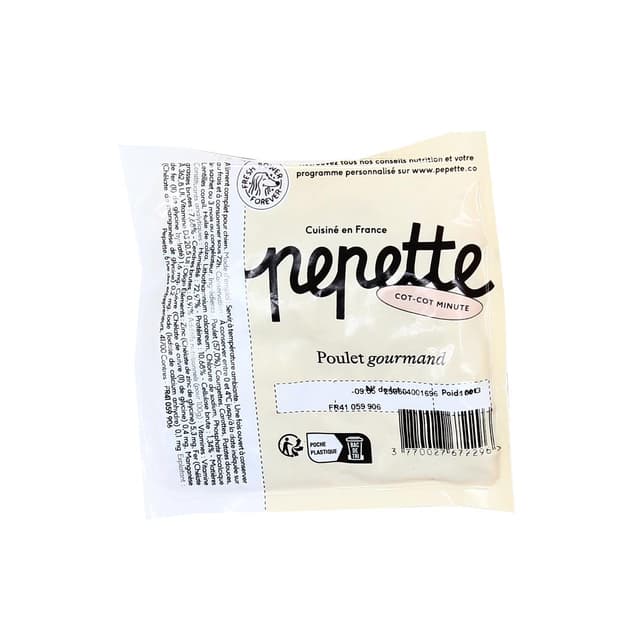 3770027672296 - Pepette - Chien Repas Frais, Poulet Gourmand