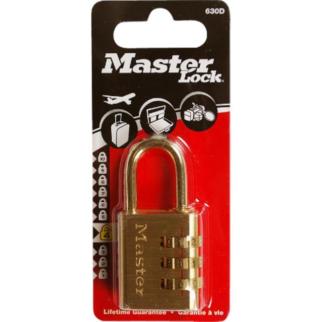 3520190093196 - MasterLock - Cadenas à chiffre 30mm Laiton