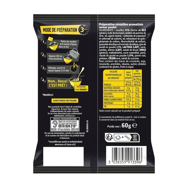 3038359913396 - Lustucru - Sachet Noodles Poulet