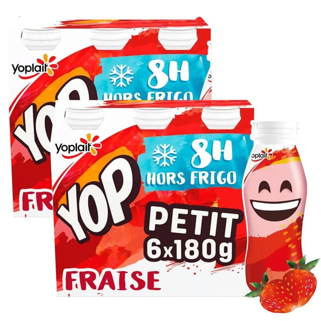 3329770075313 - Yop - Yaourt à Boire Fraise