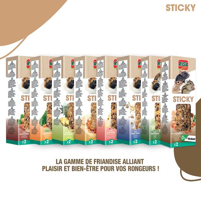 3166780025996 - Riga Sticky - Baguettes aux Légumes pour rongeur