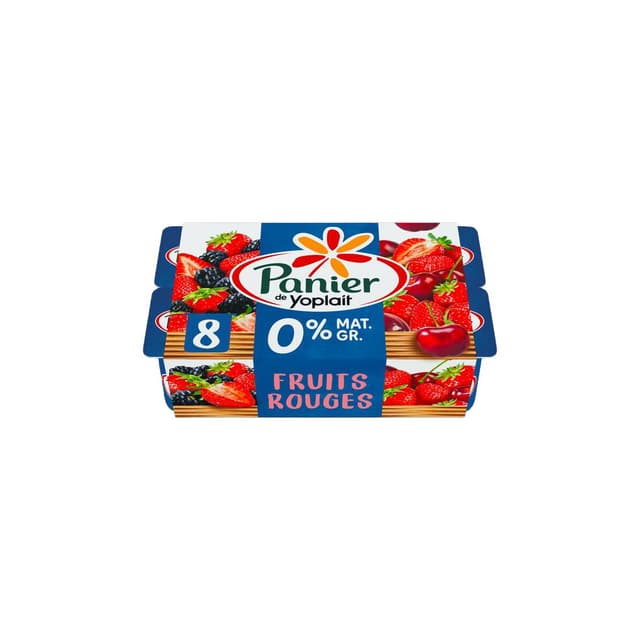 3329770086296 - Panier de Yoplait - Yaourts Fruits Rouges 0%mg