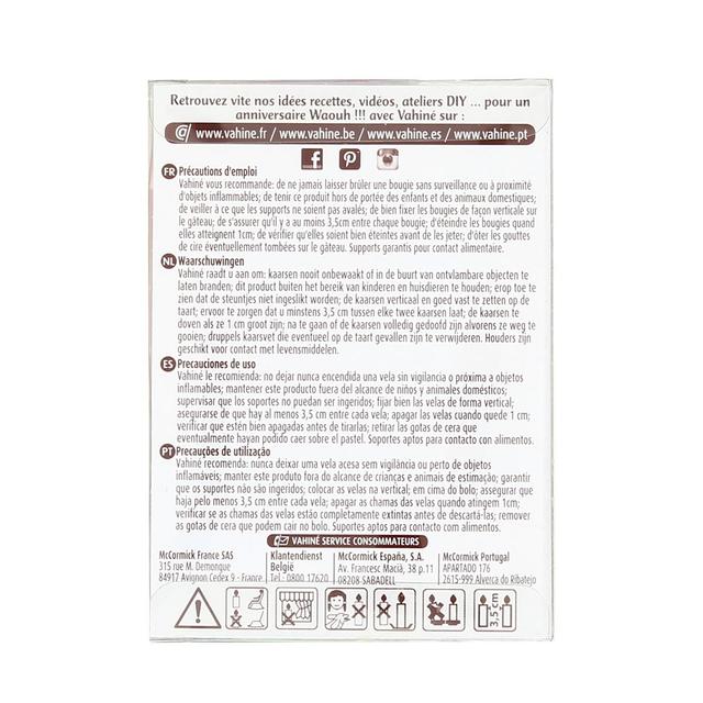 3179142056996 - Vahine - Bougies Happy Birthday