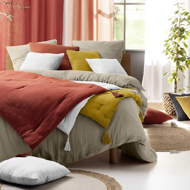 3574386447096 - Douceur D Interieur - Parure gaze sable