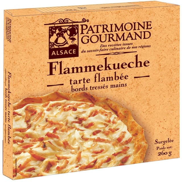 3257980579096 - Patrimoine Gourmand - Flammekueche- Tarte flambée alsacienne