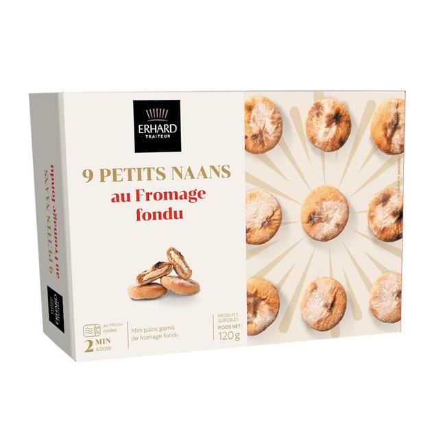 3422828040797 - Erhard traiteur - Petits naans au fromage fondu