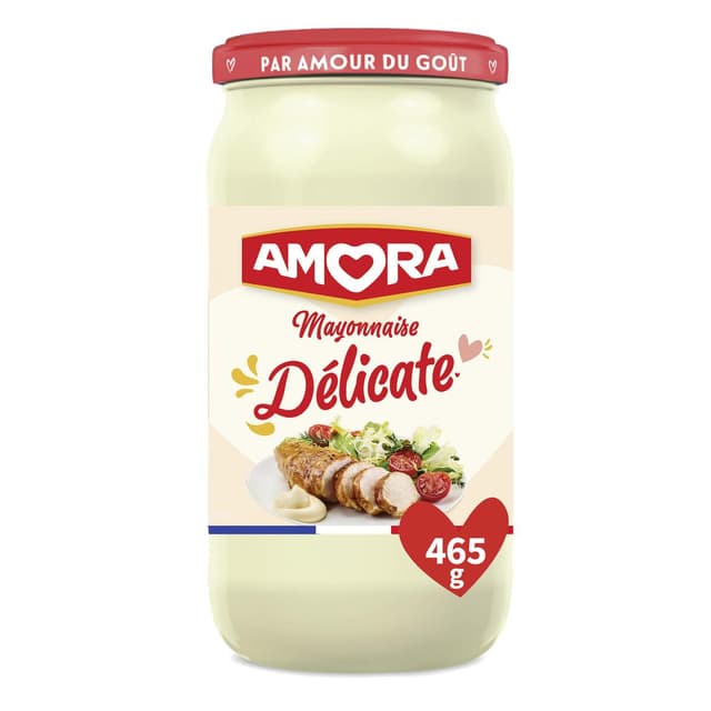 8721317700897 - Amora - Mayonnaise Délicate Allégée en bocal