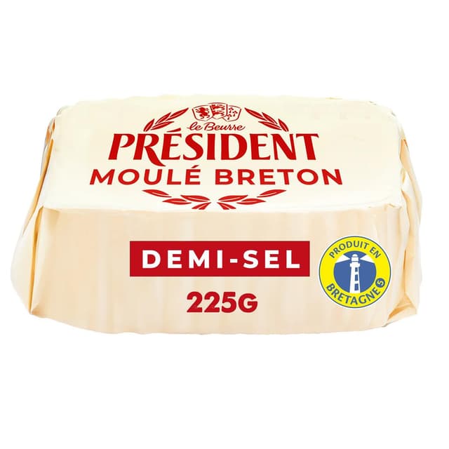 3155253022297 - Président - Beurre moulé demi sel