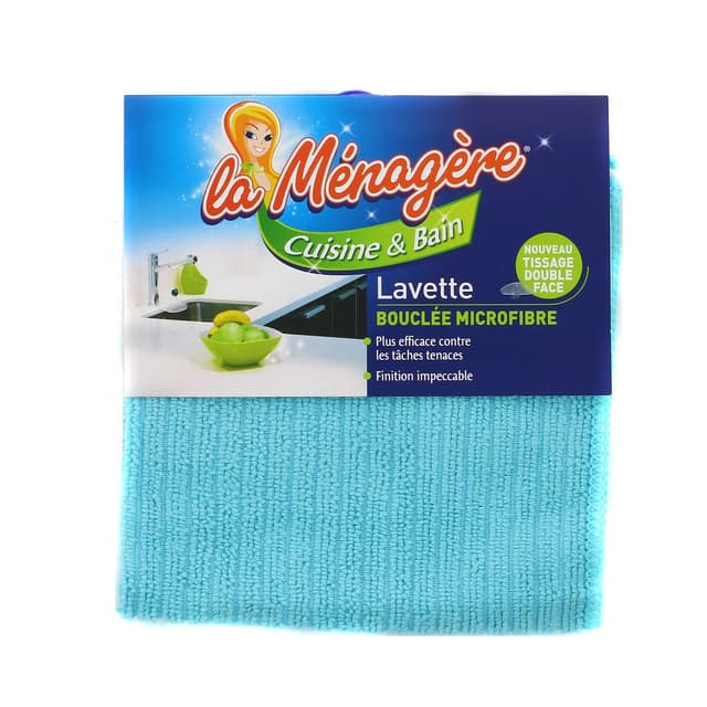 3061050002397 - La Ménagère - Lavette bouclée microfibres