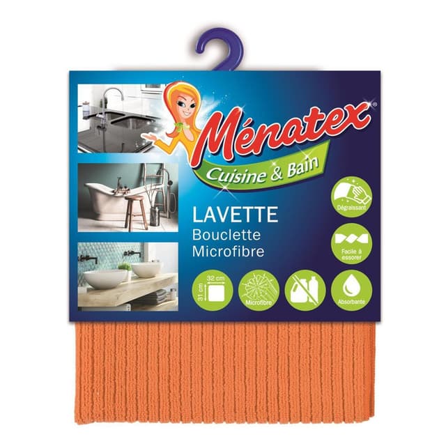 3061050002397 - La Ménagère - Lavette bouclée microfibres