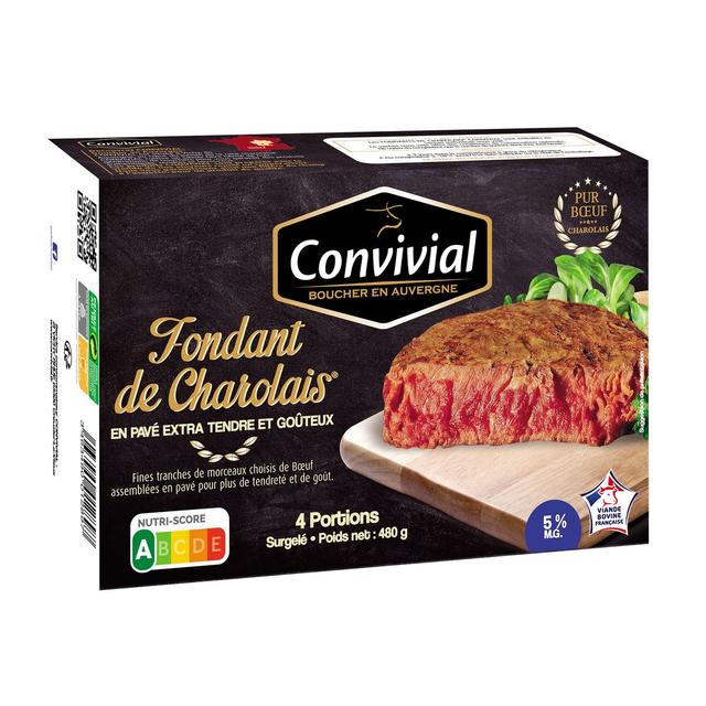 3463490012897 - Convivial - Fondants de boeuf Charolais 5%mg