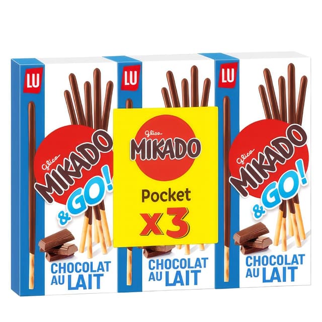 3017760603997 - Mikado - Biscuits nappés au chocolat au lait