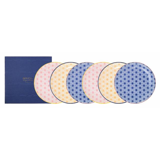 8718969934497 - Tokyo Design Studio - Coffret de 6 assiettes Star/Wave