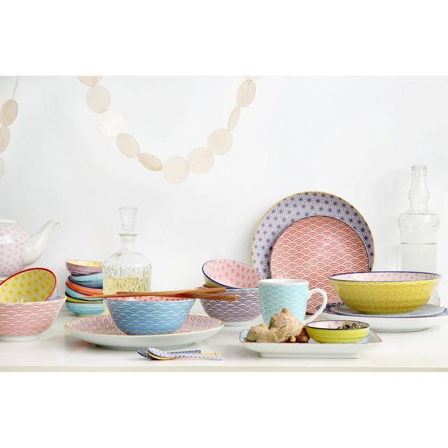 8718969934497 - Tokyo Design Studio - Coffret de 6 assiettes Star/Wave