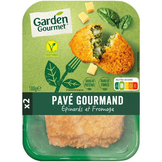 7613035694897 - Garden Gourmet - Pavé Gourmand Epinards et Fromage
