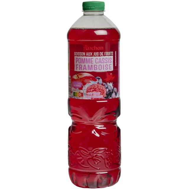 3596710355297 - Auchan - Boisson aux fruits goût pomme cassis framboise
