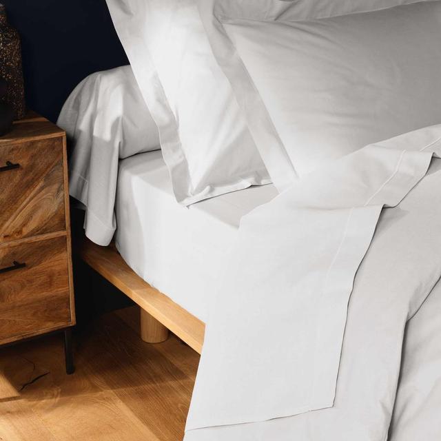 3574386445597 - Douceur D Interieur - Drap housse blanc 2 personnes