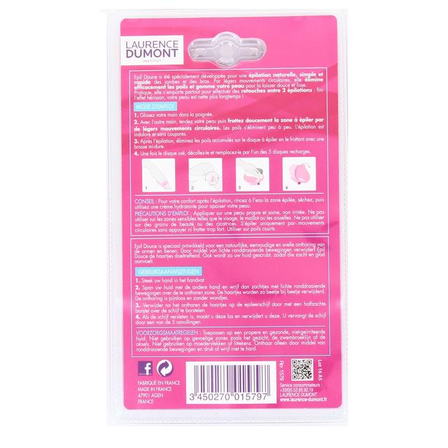 3450270015797 - Laurence Dumont - Epilateur à disques Epil Douce