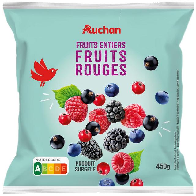 3596710276097 - Auchan - Mélange de fruits rouges entiers
