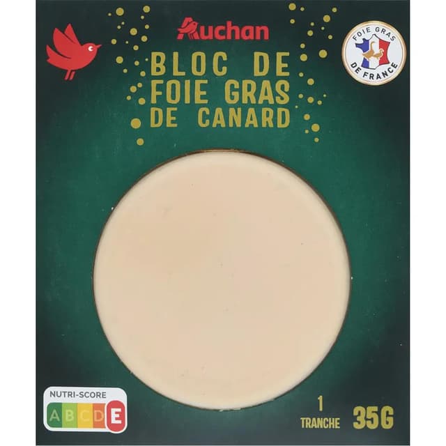 3596710556397 - Auchan - Bloc foie gras de canard France