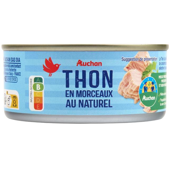 3596710536597 - Auchan - Thon en morceaux au naturel