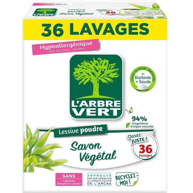 3450601046797 - L'arbre Vert - Lessive en poudre hypoallérgénique