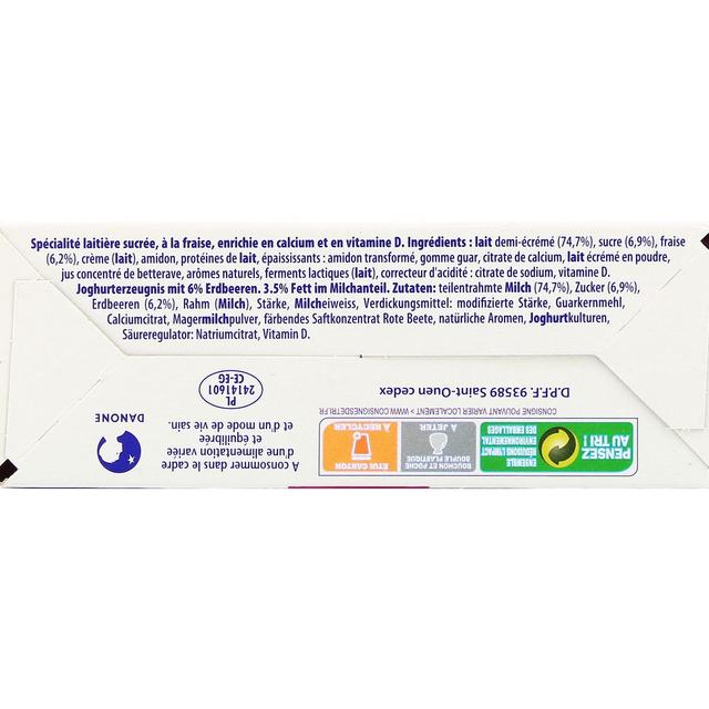 3033491227097 - Danonino - Yaourts à boire fraise