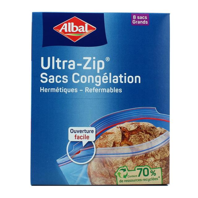 4008871217097 - Albal - Sacs congélation ultra-zip - Grand Modèle