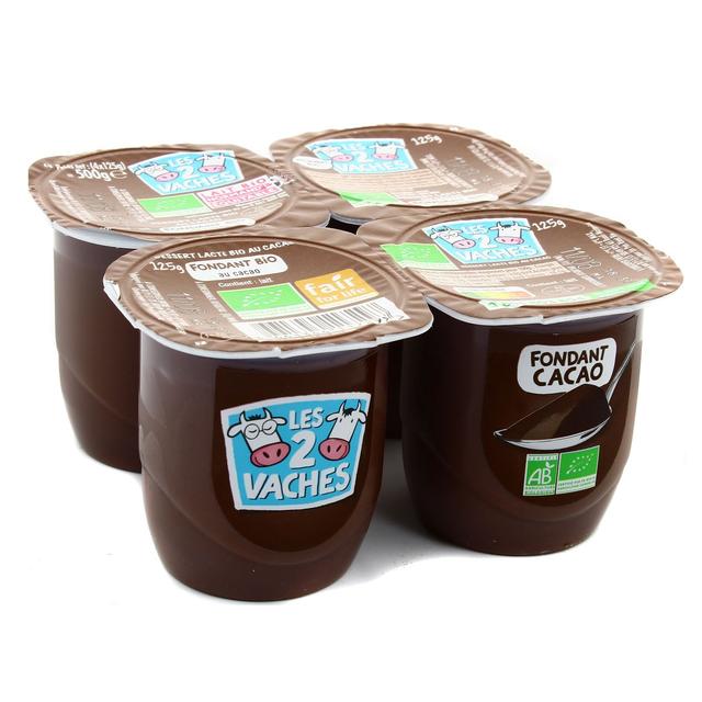 3661344117297 - Les 2 Vaches - Fondant bio au cacao de Tanzanie