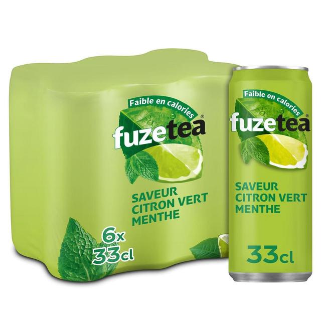 5449000308597 - Fuze Tea - Boisson au thé glacé saveur menthe et citron vert