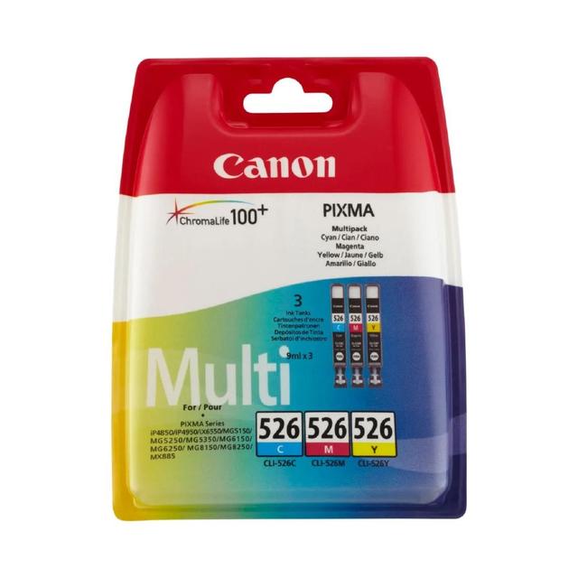 8714574679297 - Canon - Cartouche CLI-526 - Cyan/Magenta/Jaune